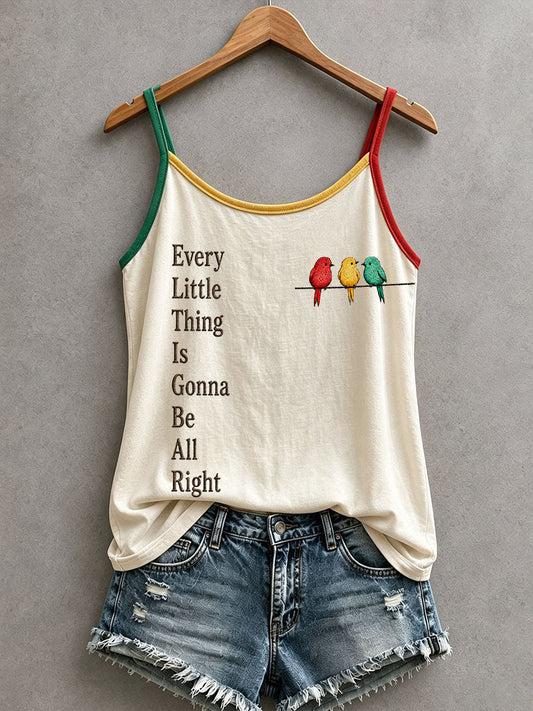 Camiseta de mujer Every Little Thing Is Going Be All Right