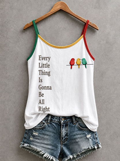 Camiseta de mujer Every Little Thing Is Going Be All Right
