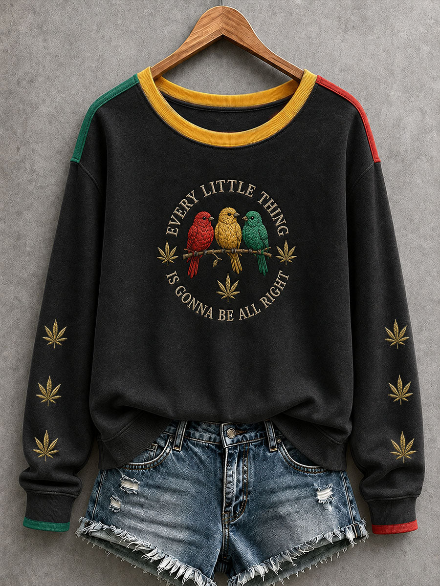 Sudadera Every Little Thing Is to Be All Right para mujer