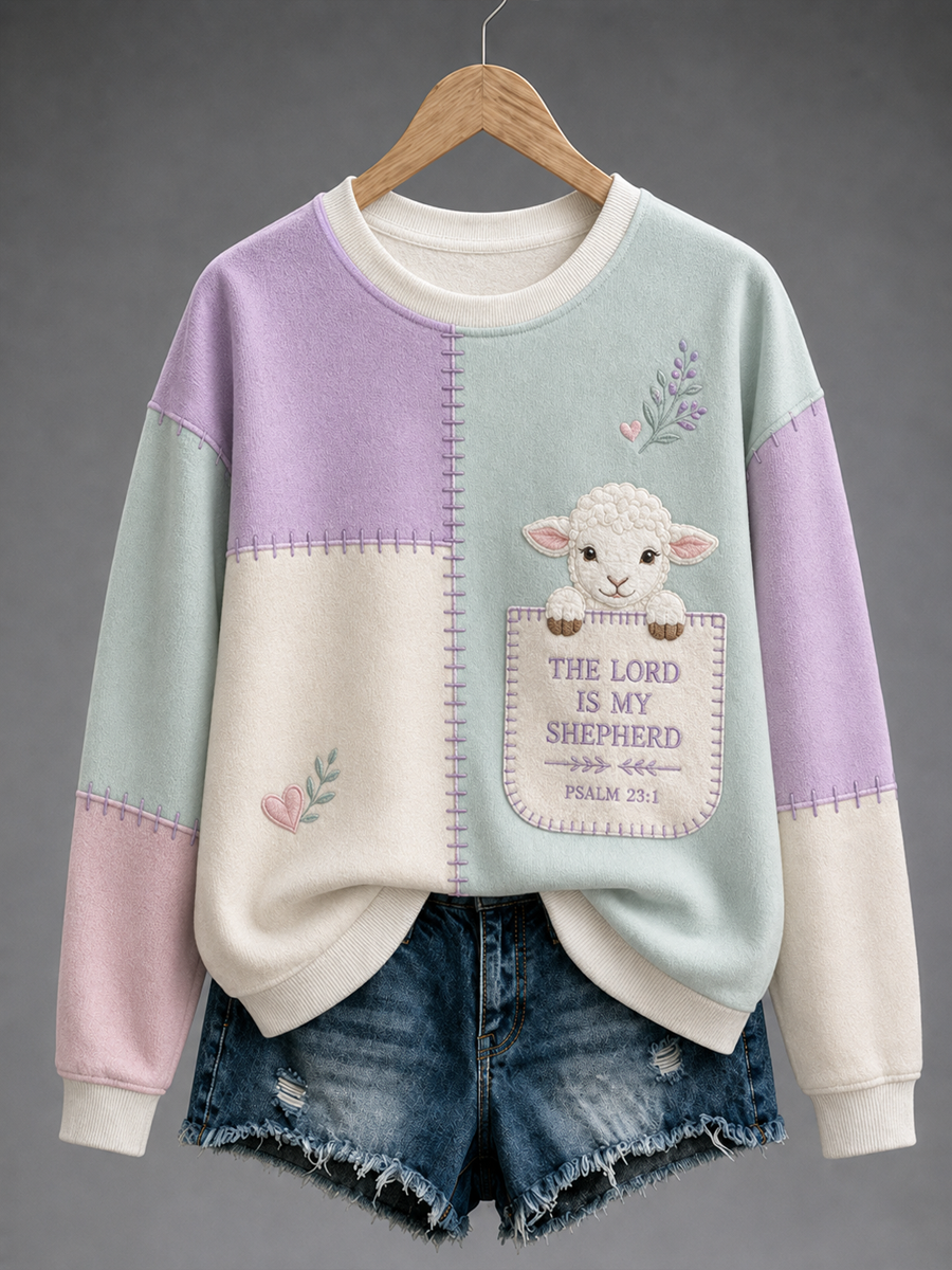 Sudadera The Lord Is My Shepherd Regular para mujer