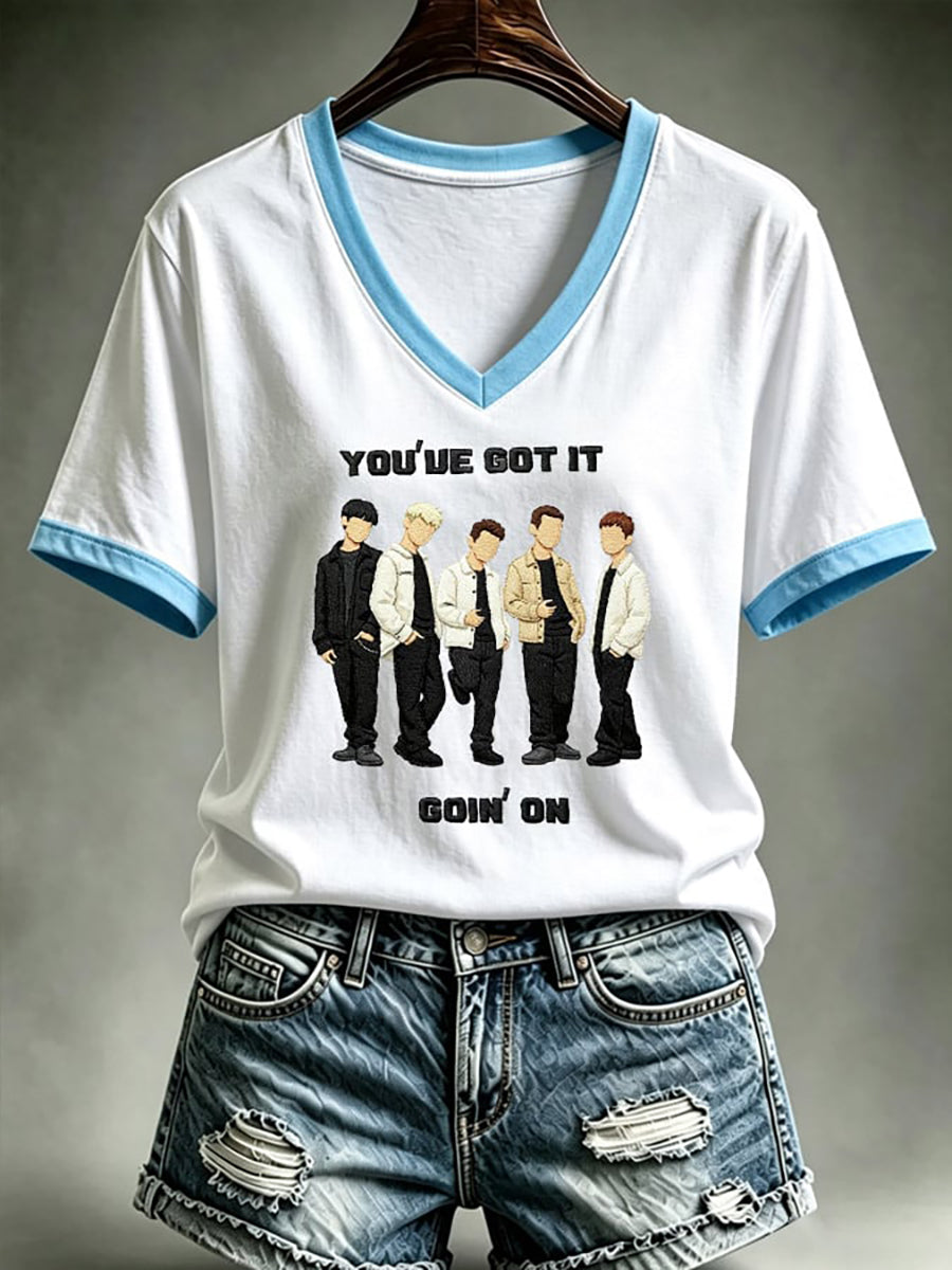 Camiseta Retro 90s Music Inspired para mujer