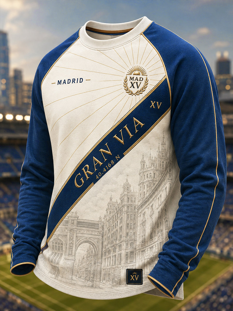 Camiseta manga larga Real Madrid para hombre