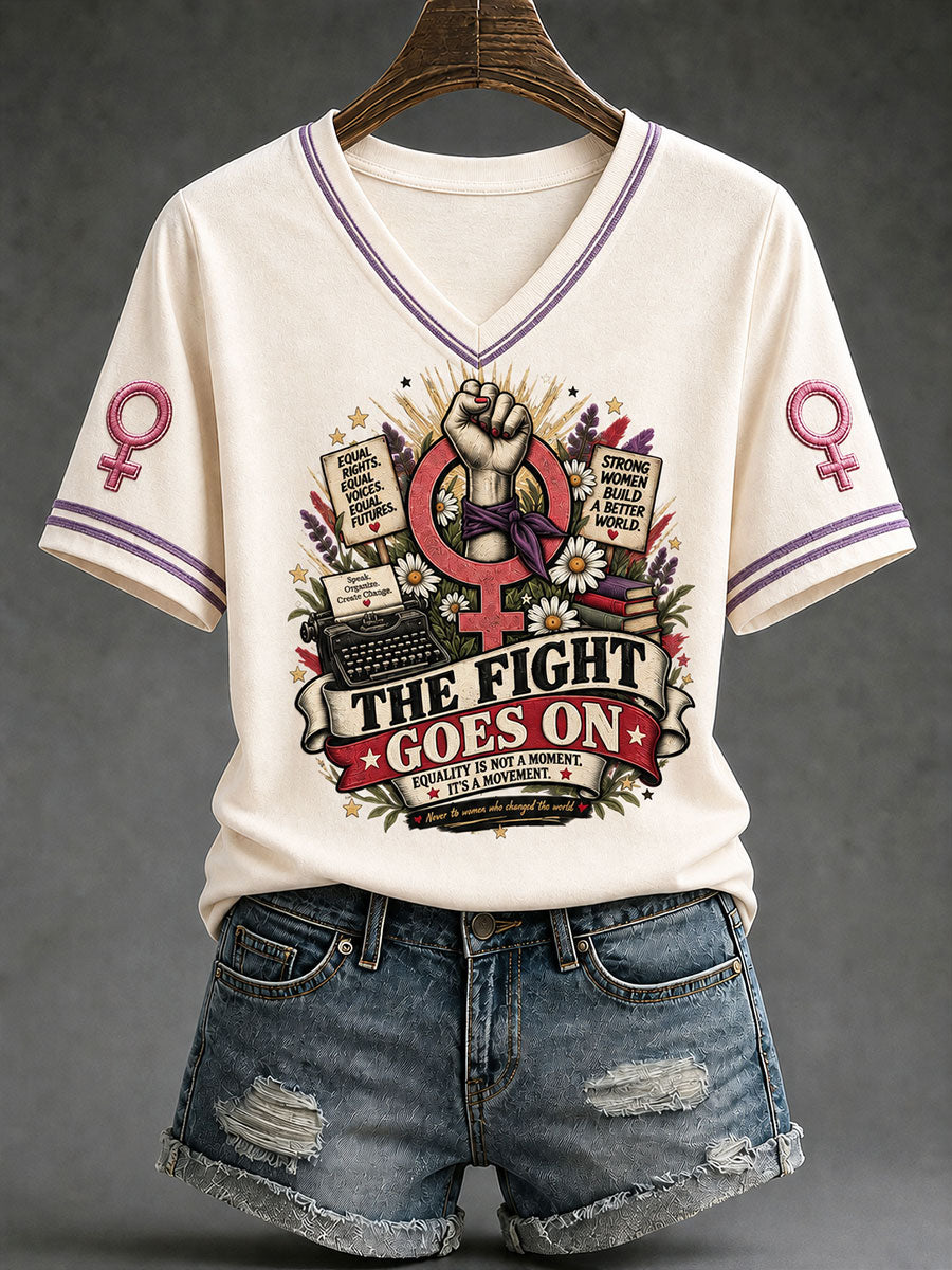 Camiseta conmemorativa del arte feminista de la mujer