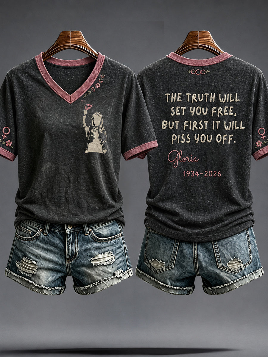 Camiseta estampada Rip GS 1934-2026 para mujer