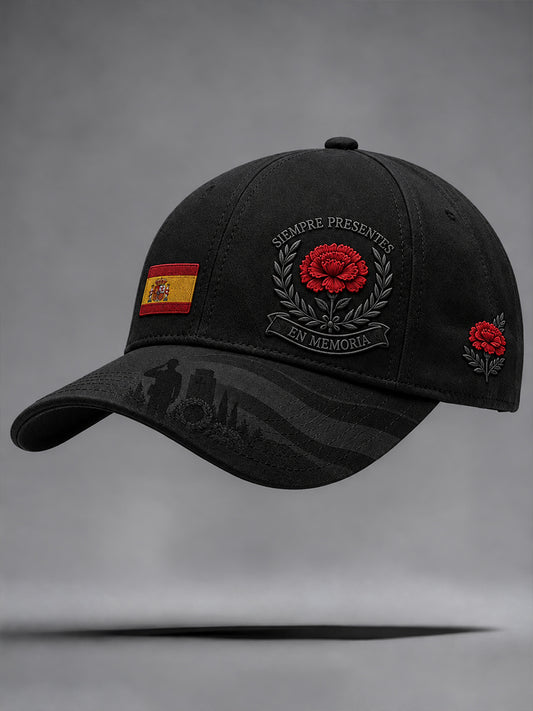 Sombrero unisex del Día de la Remembranza de los Veteranos de la Guerra Civil Española