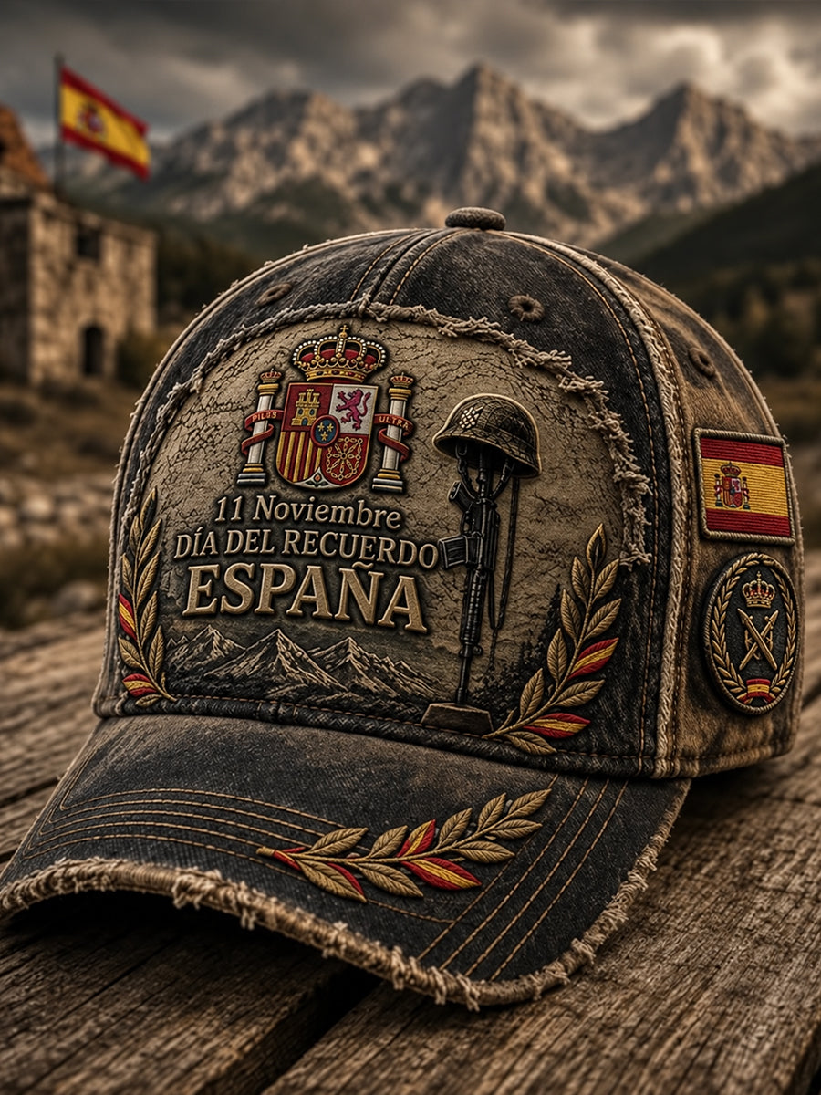Unisex Español Veteranos Recuerdo Día Sombrero