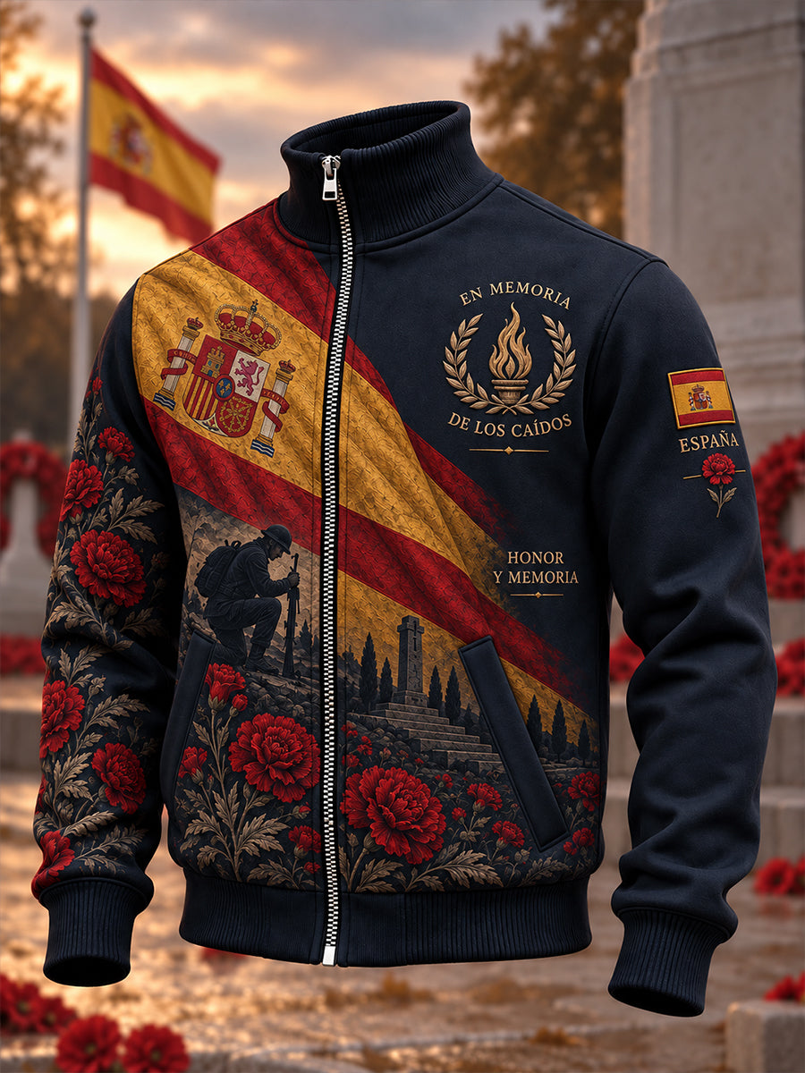 Chaqueta para hombre del Día del Recuerdo de los Veteranos Españoles