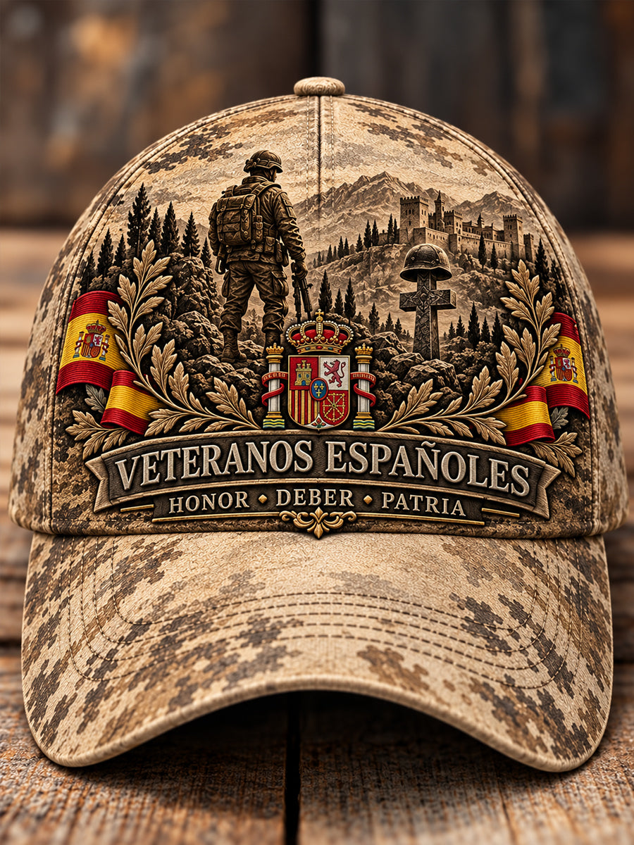 Sombrero unisex del Día de la Remembranza de los Veteranos de la Guerra Civil Española