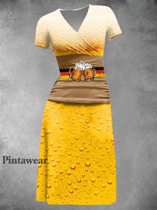 Vestido de día de cerveza alemana para mujer como imagen / S